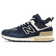 Кроссовки New Balance 574 Mid x Stone Island Dark Blue