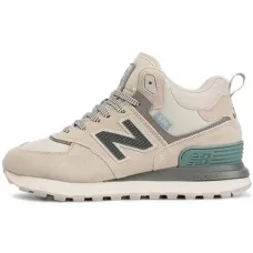 Кроссовки New Balance 574 Mid x Stone Island Beige White Grey