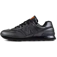Кроссовки New Balance 574 Leather Total Black