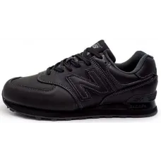 Кроссовки New Balance 574 Leather Core Black