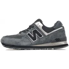 Кроссовки New Balance 574 Grey Black White Graphite Кроссовки New Balance 574 Grey Black White Graphite