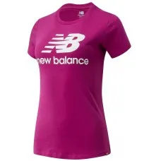 Футболка New Balance Essentials Stacked Logo Violet