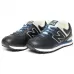 Кроссовки New Balance 574 Leather Blue с мехом