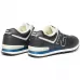 Кроссовки New Balance 574 Leather Blue с мехом