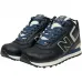 Кроссовки New Balance 574 Mid Blue Leather с мехом