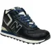 Кроссовки New Balance 574 Mid Blue Leather с мехом