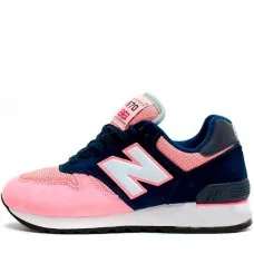 Кроссовки женские New Balance 670 темно синий с розовым
